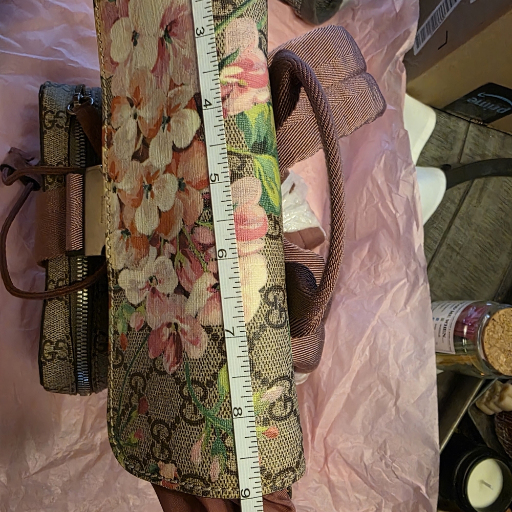 Gucci Pink Floral GG Supreme Backpack - Picture 8 of 16